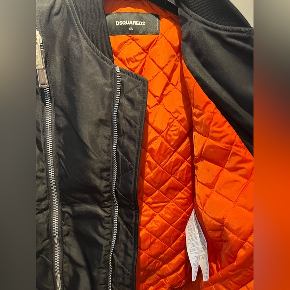 Dsquared2 Nylon Bomber Jacket/Flight jacket/Pilot jacket/Motorcycle Jacket - Picture 4 of 8